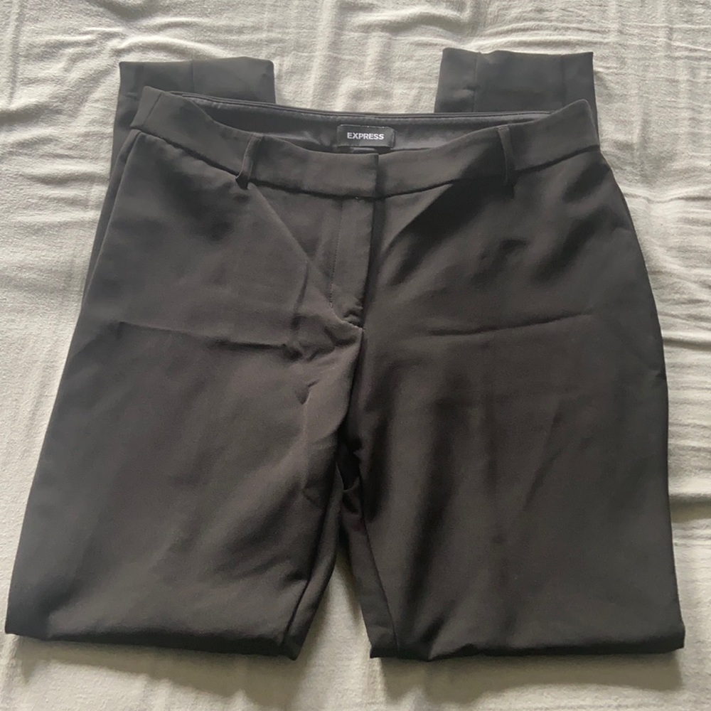 Black dress pants straight leg